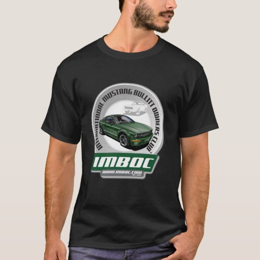 IMBOC '08 Highland Green (Men) -黒のTシャツ Tシャツ (正面)