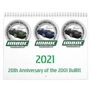 IMBOC 2021 01 Bullitt 20周年カレンダー カレンダー