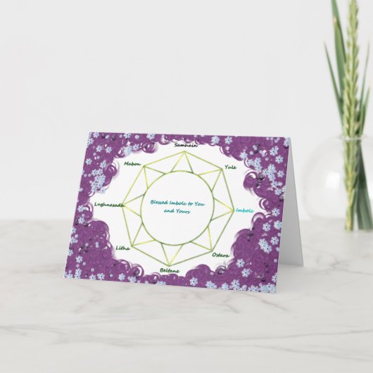 Imbolcの挨拶状 カード (正面)