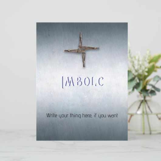 Imbolc Book of Shadows Page with Correspondences (スタンド正面)