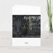 Imbolc Greetingsカード カード (裏面)