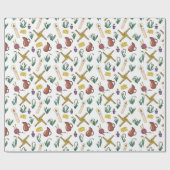 Imbolc Wrapping Paper Pagan Seasonal Pattern  ラッピングペーパー (フラット)