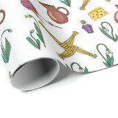 Imbolc Wrapping Paper Pagan Seasonal Pattern  ラッピングペーパー (ロールコーナー)
