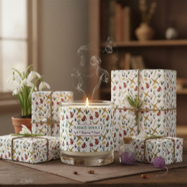 Imbolc Wrapping Paper Pagan Seasonal Pattern  ラッピングペーパー