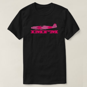 IMFMか"それは私の最初モデル"大きいロゴ#1です Tシャツ