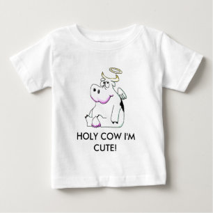 img005、うわー私はかわいいです! ベビーTシャツ