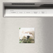 IMG_0011,Bichon Frise：幸せな顔を！ マグネット (インサイチュ (食洗機))
