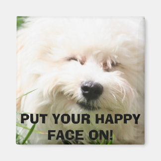 IMG_0011,Bichon Frise：幸せな顔を！ マグネット