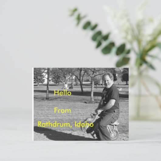 IMG_0034-4、Rathdrum、Idaho、HelloFrom ポストカード (スタンド正面)