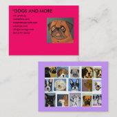 IMG_0135、"犬および多くのエリックのginsburg、worldo… 名刺 (正面/裏面)