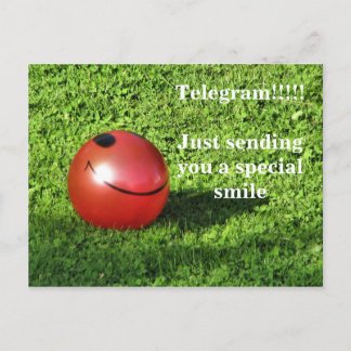 IMG_0530、電報！!!！お手紙を送って… ポストカード