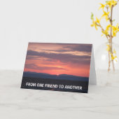 IMG_1034、友人から別のカードへ カード (黄色い花)