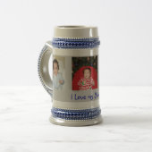IMG_1728、IMG_1733の更新されるクリスマスカード私はmを…愛します ビールジョッキ (正面左)