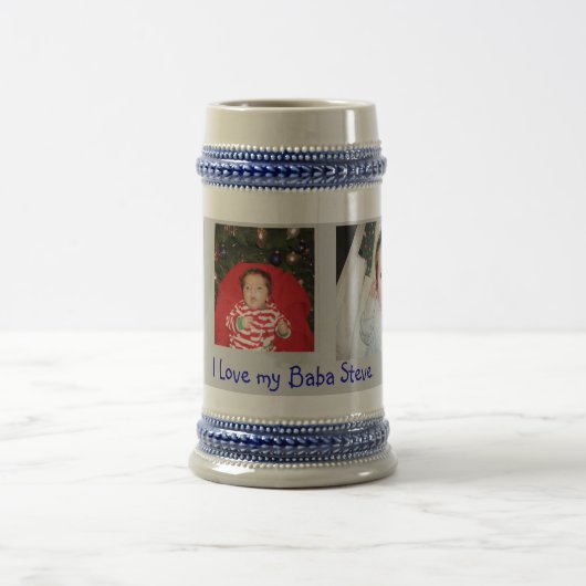 IMG_1728、IMG_1733の更新されるクリスマスカード私はmを…愛します ビールジョッキ (中央)