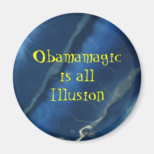 IMG_2352、Obamamamagic is allIllusion マグネット (正面)