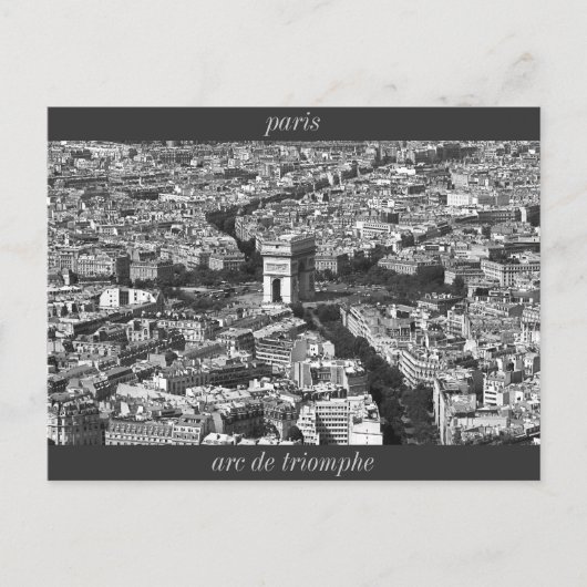 IMG_2588_2、凱旋門、パリ ポストカード (正面)