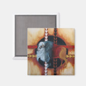 IMG_2593白バッファロー マグネット (正面/裏面)