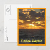 IMG_2860、フロリダサンライズ ポストカード (正面/裏面)