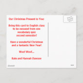 IMG_3721_2、メリークリスマス! シーズンポストカード (裏面)