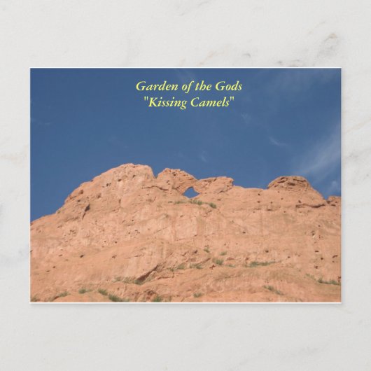 IMG_4232, Garden of the Gods"キスをする Camels" ポストカード (正面)