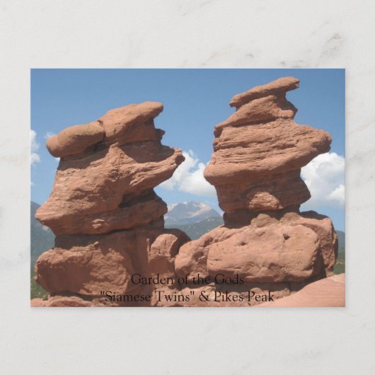 IMG_4295, Garden of the Gods "Siamese Twins" & ... ポストカード (正面)