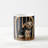 IMG_4889、私は私のDorkieを愛します コーヒーマグカップ (中央)