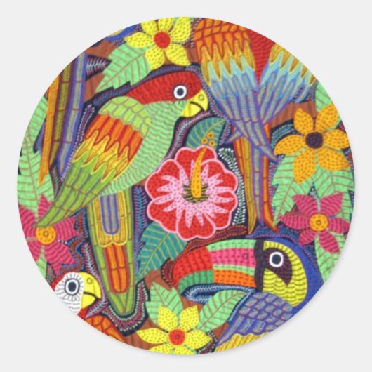 IMG_5319パナマモラの鳥 ラウンドシール (正面)