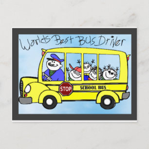 IMG_7017.PNGバスドライバの感謝のギフト ポストカード