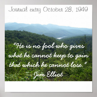 IMGP0118「彼は自分が何ができるか与えら、愚か者ではない。 ポスター