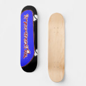 imgskateboards (スケートボード) – 青と赤 スケートボード (正面)