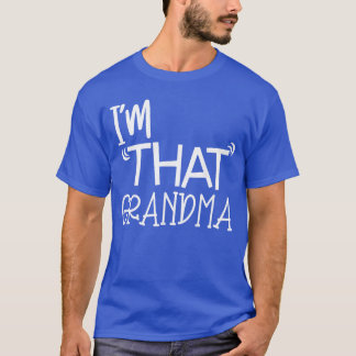 Imhat Grandma Funny Best Auntee retro Tシャツ