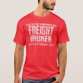 Imhat Legendary Freight Broker retro Tシャツ (正面)