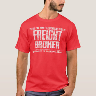 Imhat Legendary Freight Broker retro Tシャツ