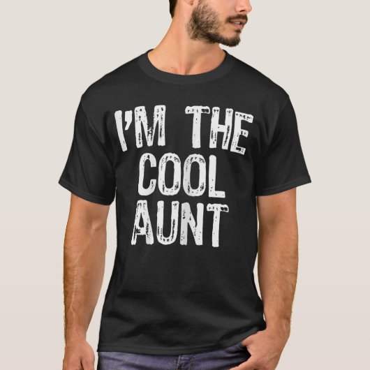 Imhe Cool Aunt Funny retro Tシャツ (正面)