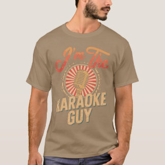 Imhe Karaoke Guy Funny Karaoke for Music Lovers fu Tシャツ