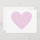 IMHMハートポストカード ポストカード (正面/裏面)