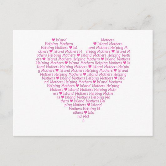 IMHMハートポストカード ポストカード (正面)