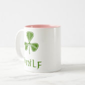 IMILF 面白いアイルランド人ママ マグカップ (正面左)