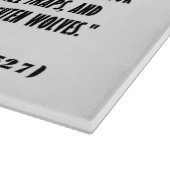 Imitate Foxおよびライオンの引用文マキアベリの王子 カッティングボード (角)