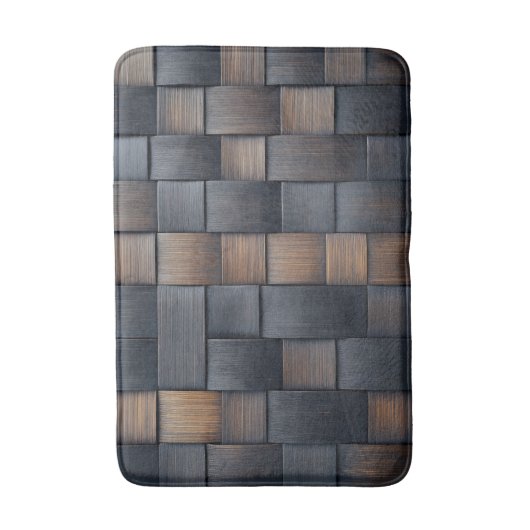 Imitation Bamboo Weave バスマット (正面縦)