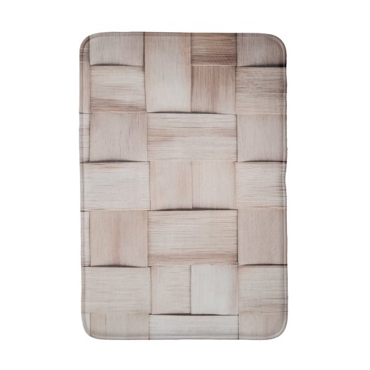 Imitation Bamboo Weave バスマット (正面縦)