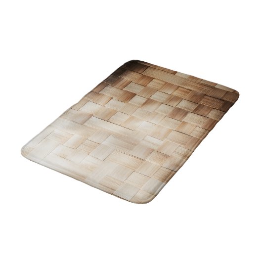 Imitation Bamboo Weave バスマット (アングル)