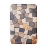 Imitation Wooden Tile バスマット (正面縦)