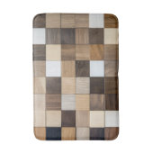 Imitation Wooden Tile バスマット (正面縦)