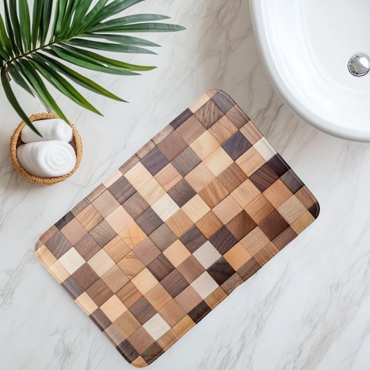 Imitation Wooden Tile バスマット