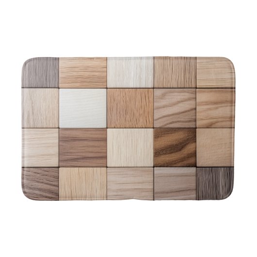Imitation Wooden Tile バスマット (正面)
