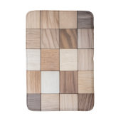 Imitation Wooden Tile バスマット (正面縦)