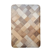 Imitation Wooden Tile バスマット (正面縦)