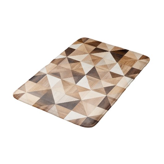 Imitation Wooden Tile バスマット (アングル)