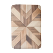 Imitation Wooden Tile バスマット (正面縦)